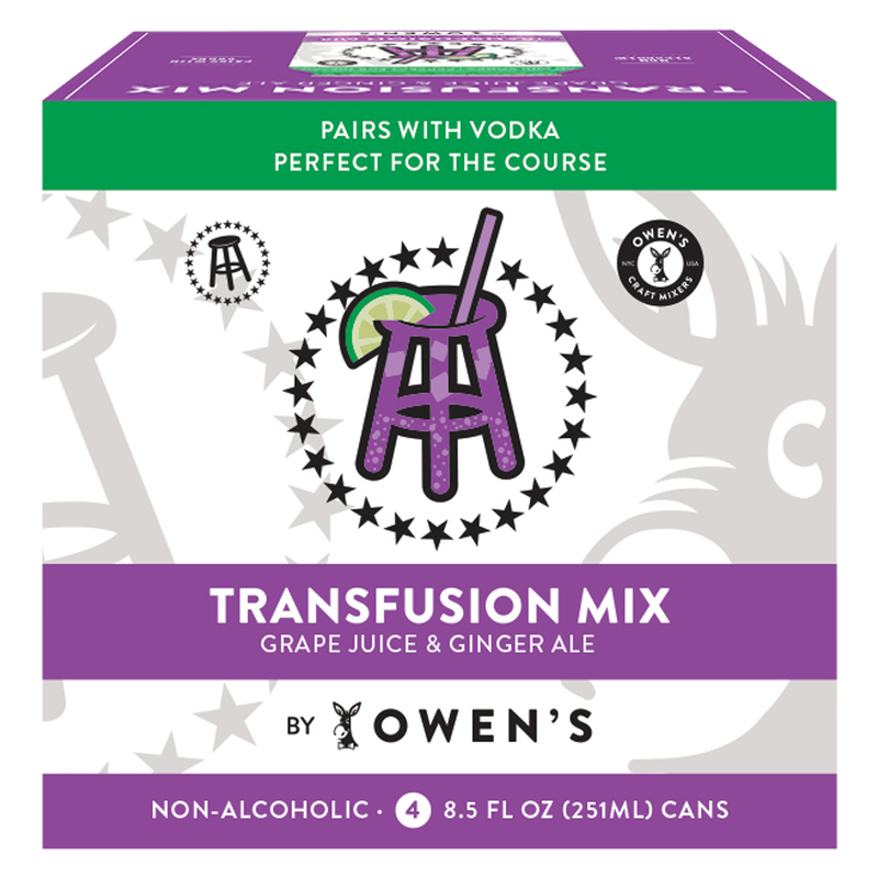 Owen's Transfusion 4pk 240ml Can