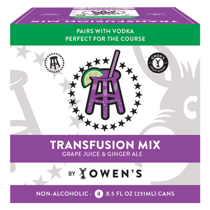 Owen's Transfusion 4pk 240ml Can