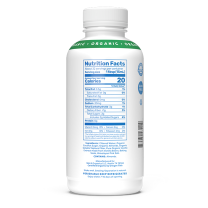 MALK Organic Vanilla Almond Creamer 16oz Btl