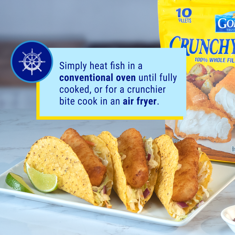 Gorton's Crunchy Breaded Frozen Fish Fillets - 19oz