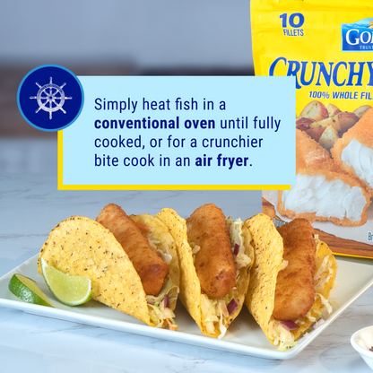 Gorton's Crunchy Breaded Frozen Fish Fillets - 19oz