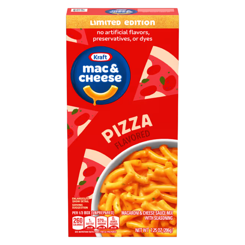 Kraft Pizza Flavored Mac & Cheese 7.25oz