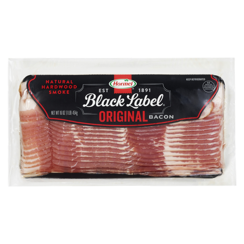 Hormel Black Label Natural Hardwood Original Smoked Bacon - 16oz