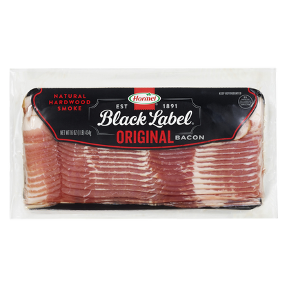 Hormel Black Label Natural Hardwood Original Smoked Bacon - 16oz