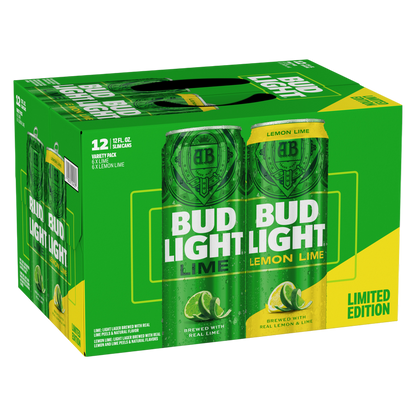 Bud Light Lime & Lemon Lime Variety Pack 12pk 12oz Can
