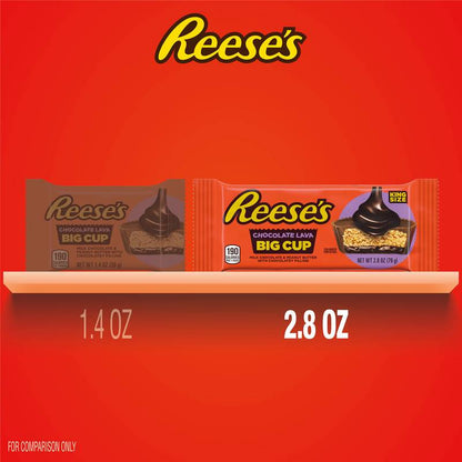 Reese's Milk Chocolate Lava Big Cup King Size, 2.8 oz