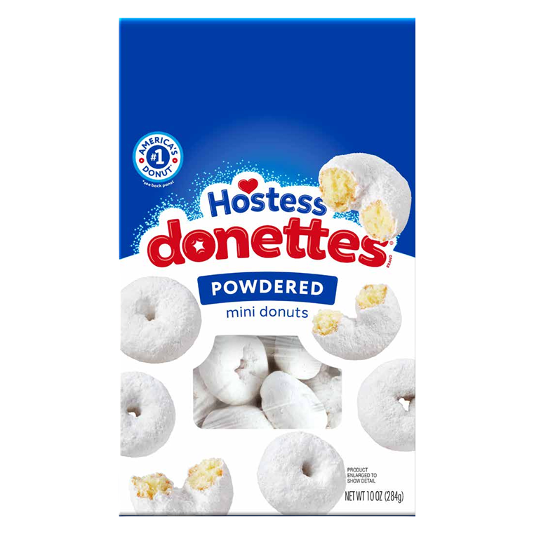 Hostess Donettes Powdered Mini Donuts Bag 10oz