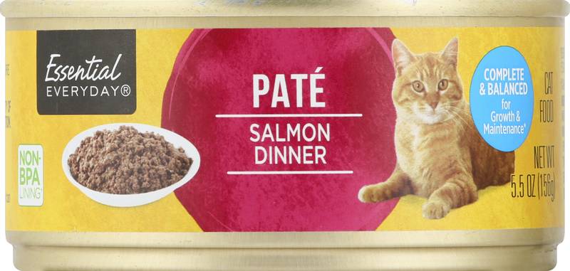 Essential Everyday Canned Salmon Cat Food - 5.5oz