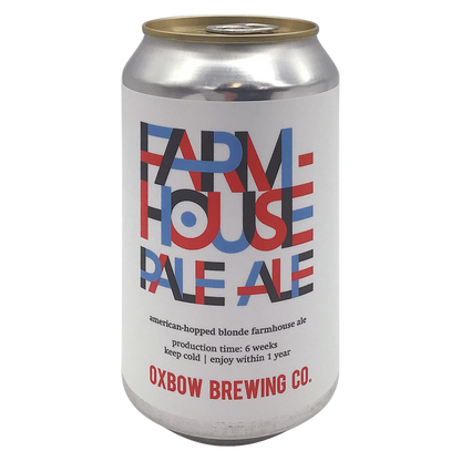 Oxbow Brewing Farmhouse Pale Ale 6Pk 12Oz Can 6% Abv