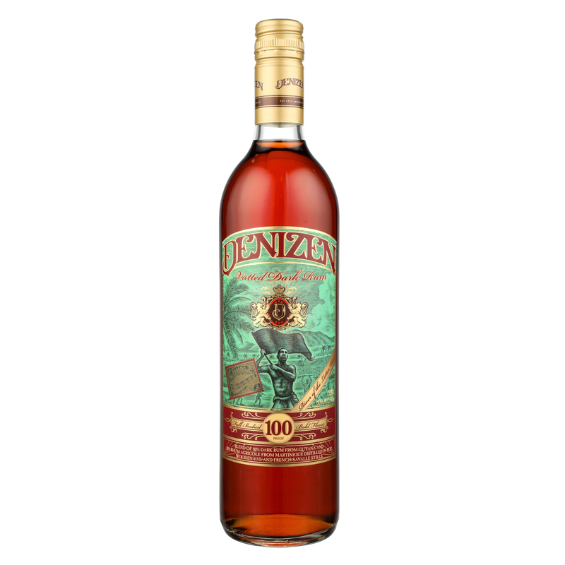 Denizen Vatted Dark Rum 750ml (100 Proof)