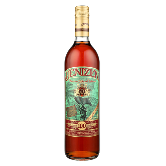 Denizen Vatted Dark Rum 750ml (100 Proof)