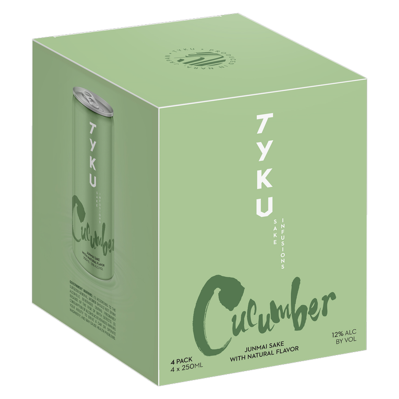 Ty Ku Cucumber Sake 4 Pack 4pk 200ml