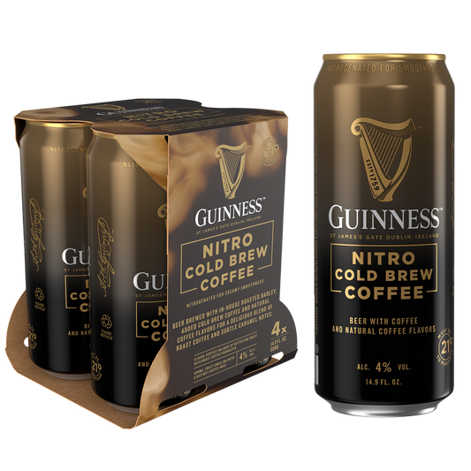 Guinness Nitro Coffee 4pk 14.9oz Can 4.0% ABV