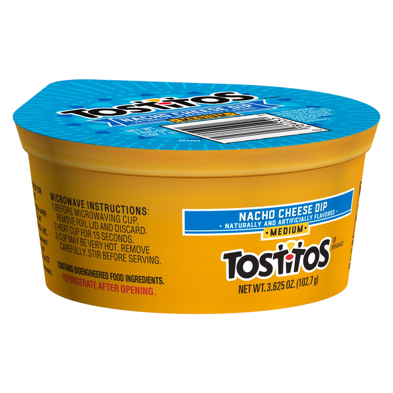 Tostitos Single Serve Nacho Cheese Dip 3.6oz