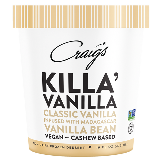 Craigs Vegan Dairy Free Frozen Dessert Killa Vanilla