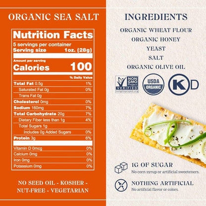 Firehook Cracker Baked Sea Salt, 5.5 oz