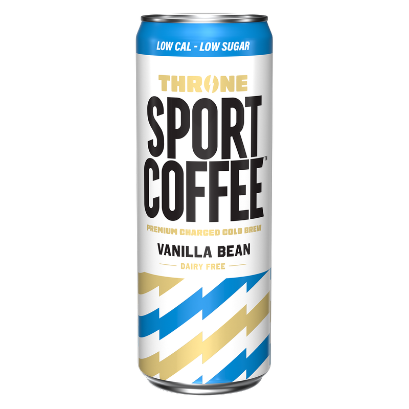 Throne Sport Coffee Vanilla Bean Coffee 11oz Can