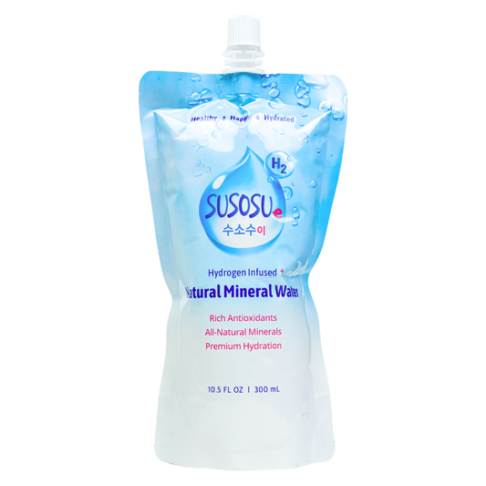 Susosu Water Hydrogen Mineral Water 10.5 oz Pouch