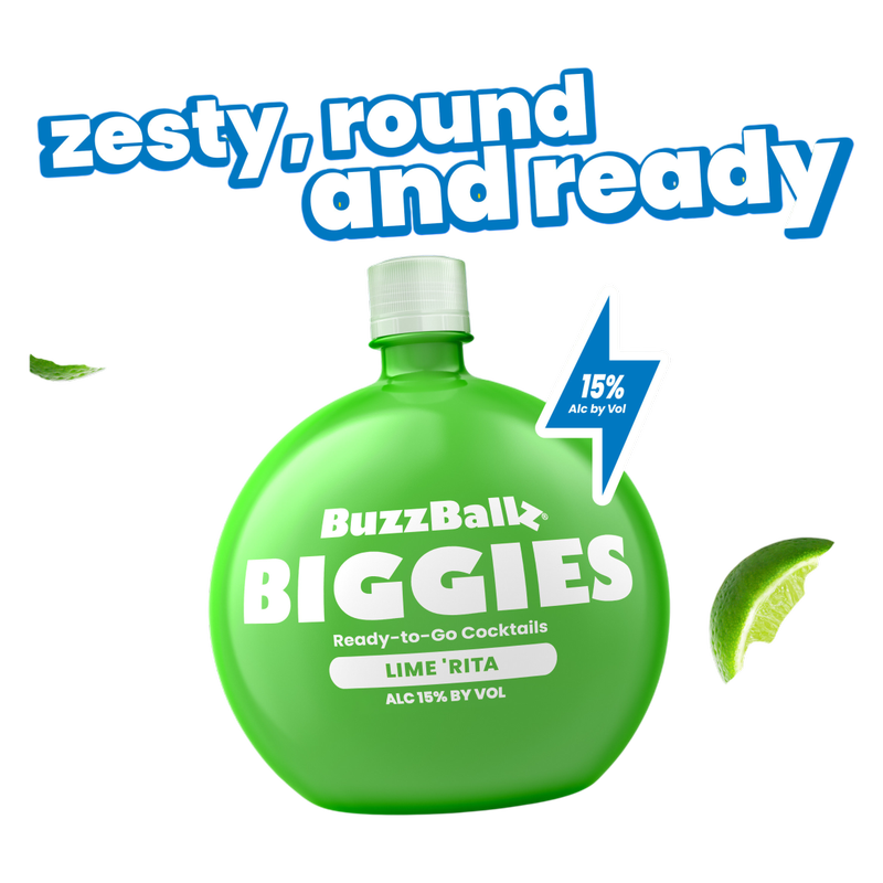 Buzzballz Biggies Chillers Lime 'Rita 1.5L 15% ABV