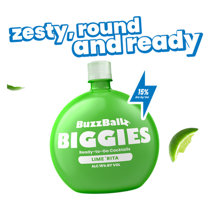 Buzzballz Biggies Chillers Lime 'Rita 1.5L 15% ABV