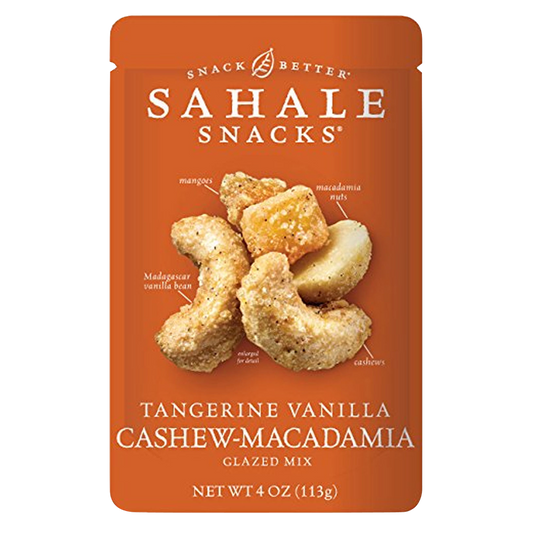 Sahale Tangerine Vanilla Glazed Cashew-Macadamia Mix 4oz