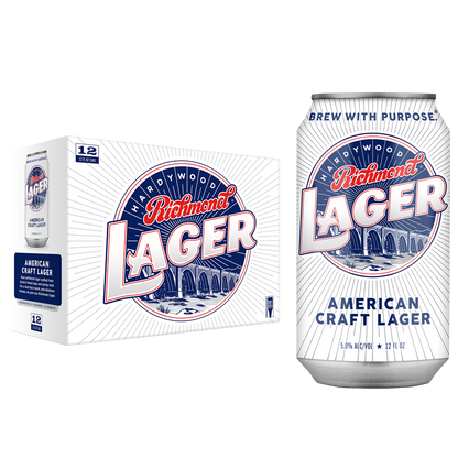 Hardywood Richmond Lager 12pk 12oz Can 5.0% ABV