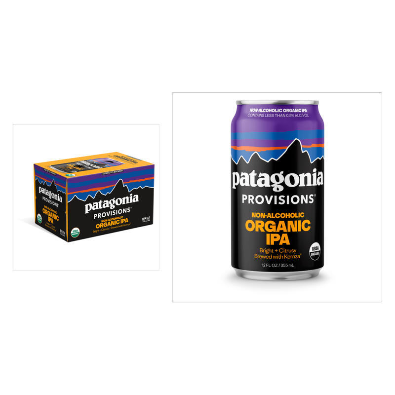 Patagonia Organic Non-Alcoholic IPA 6pk 12oz Can