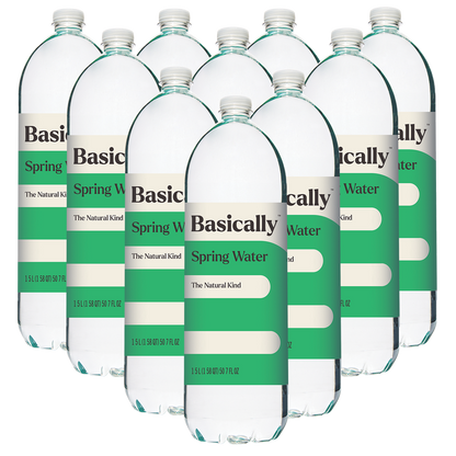 Basically 1.5L Spring Water (Pack of 12)