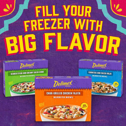 Delimex Char-Grilled Chicken Fajita Burrito Bowl 11oz