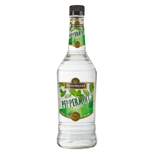 Hiram Walker Peppermint Schnapps 750ml (60 proof)