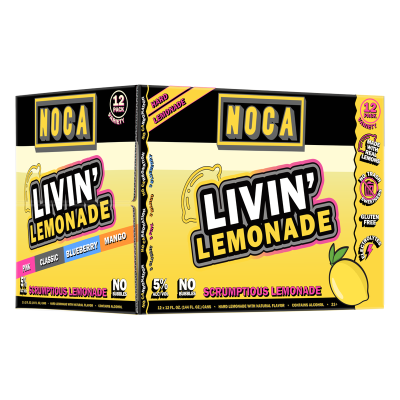 NOCA Livin' Lemonade 12pk 12oz Can 5.0% ABV