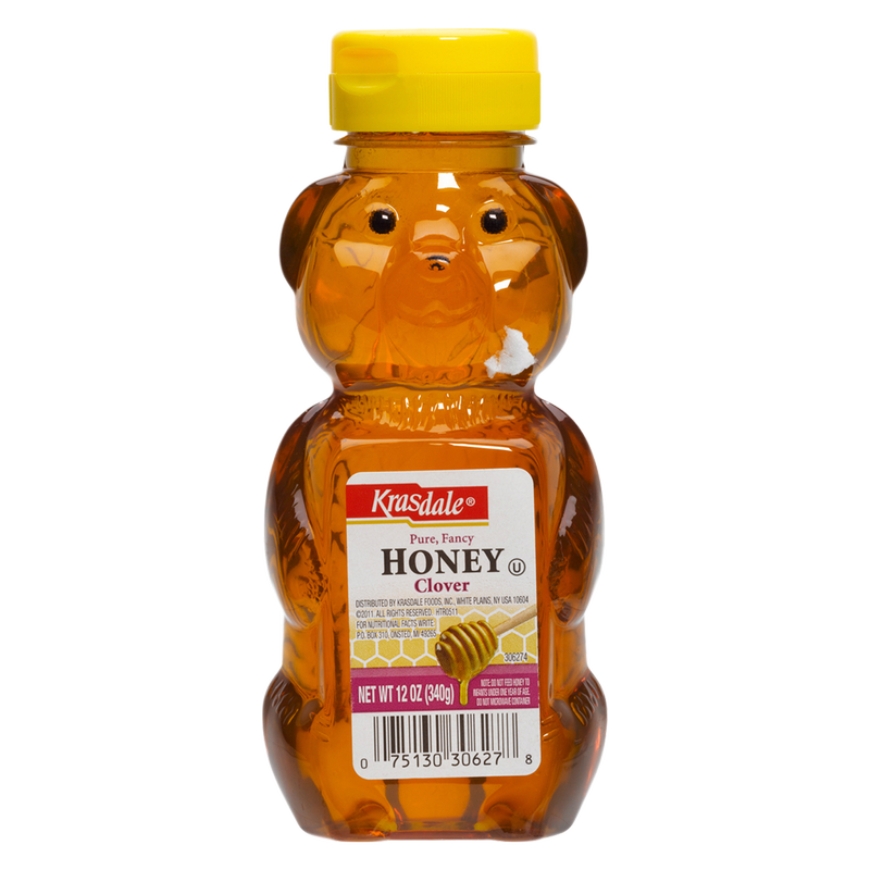 Pure Honey Bear Squeeze Bottle 12oz