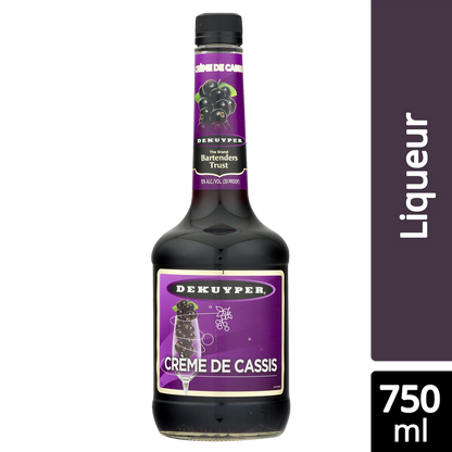 Dekuyper Creme De Cassis Liqueur 750ml (30 Proof)