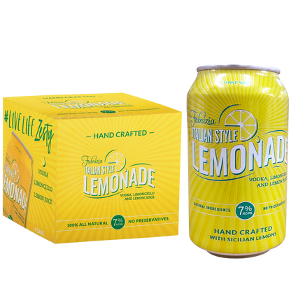 Fabrizia Italian Style Lemonade 4PK 355ML (14 Proof)
