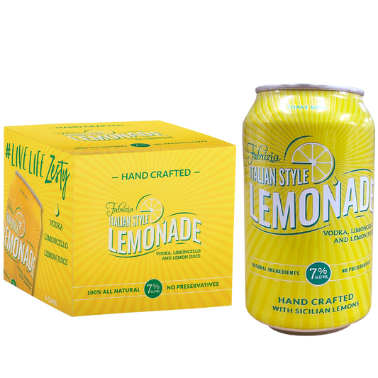 Fabrizia Italian Style Lemonade 4PK 355ML (14 Proof)