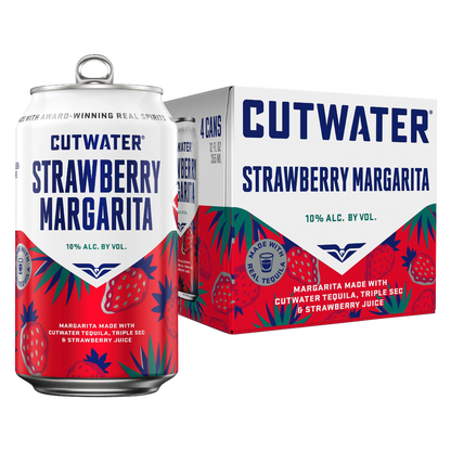 Cutwater Tequila Strawberry Margarita 4pk 12oz 10% ABV