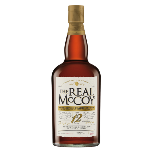 The Real McCoy 12 Yr Prohibition Tradition Rum 750ml (100 Proof)