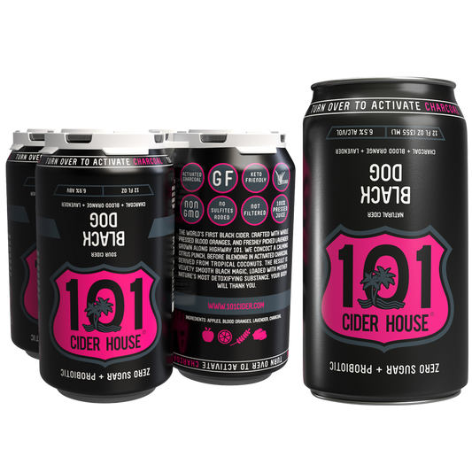 101 Cider House Black Dog 4pk 12oz Can