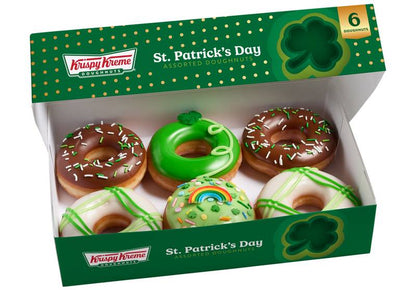 Krispy Kreme Assorted St. Patrick's Day Doughnuts - 6ct