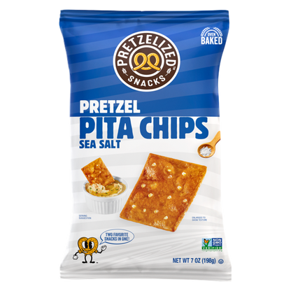 PRETZELIZED™ Sea Salt Pretzel Pita Chips, 7oz