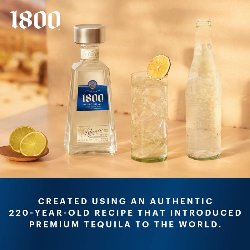 1800 Tequila Blanco 1L (80 Proof)