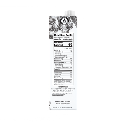 Milkadamia Organic Artisan Macadamia Milk 32oz Carton