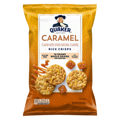 Quaker Rice Crisps Caramel 3.52oz