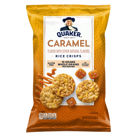 Quaker Rice Crisps Caramel 3.52oz