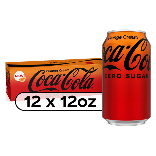 Coca-Cola Orange Cream Zero Sugar 12pk 12oz Can