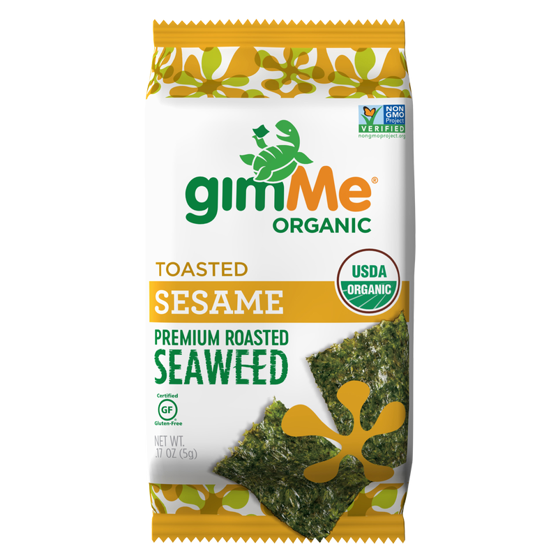 Gimme Organic Toasted Sesame Seaweed Chips 0.17oz