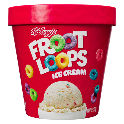 Kellogg's Froot Loops Ice Cream, 14oz