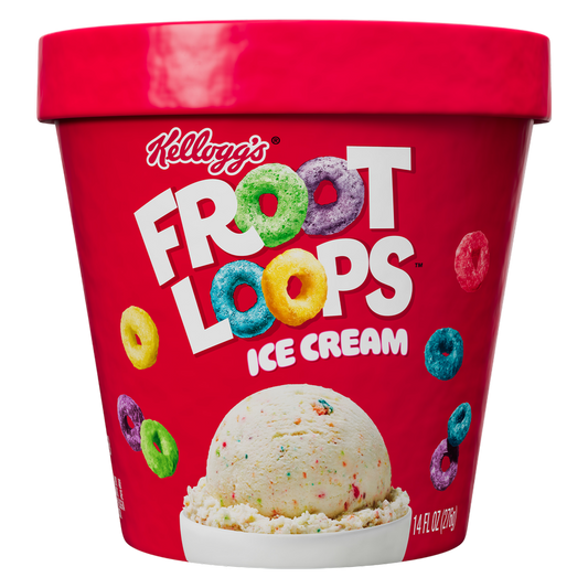 Kellogg's Froot Loops Ice Cream, 14oz
