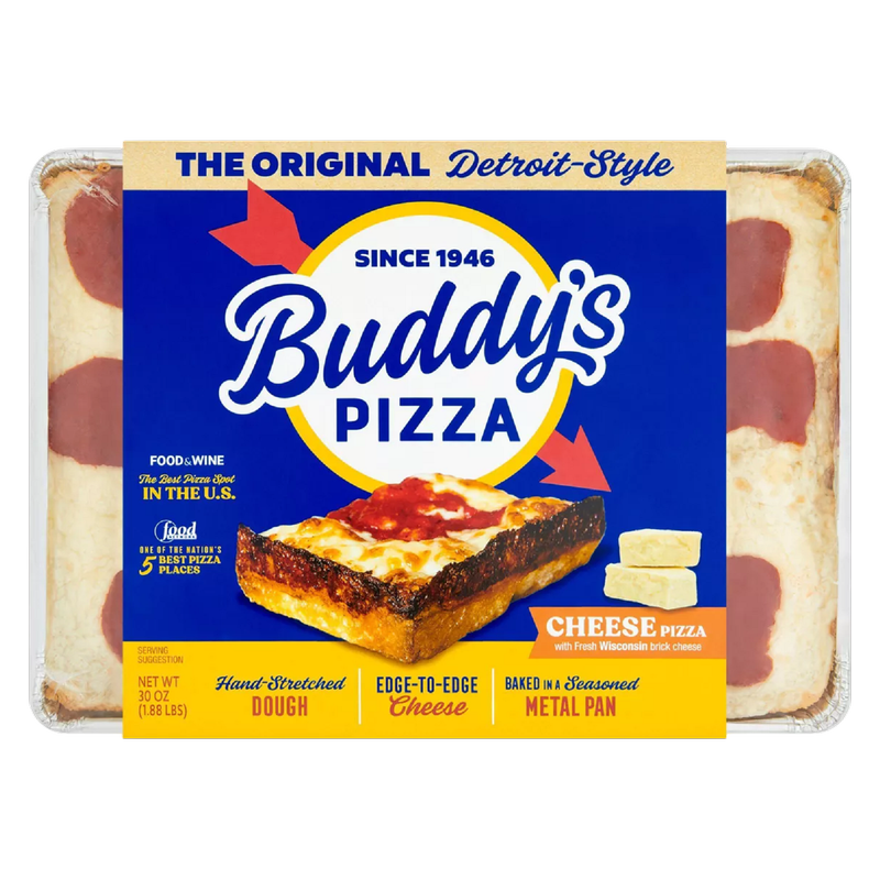 Buddy's Detroit Style Cheese Pizza