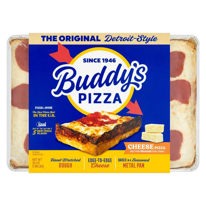 Buddy's Detroit Style Cheese Pizza